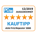 FRITZ!Repeater 3000 awarded 5/5 points